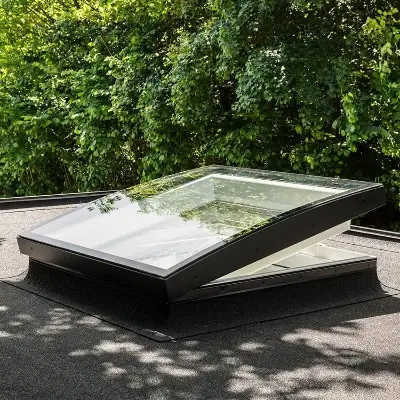 Velux Teras Çatı Pencereleri - Kavisli Camlı Işıklık